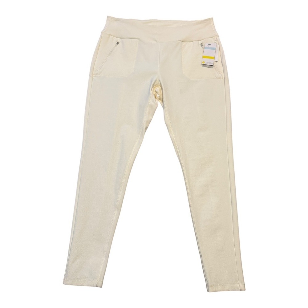 NEW Zella All‎ Day Pocket Lounge Pants Comfort Stretch Cream XL NWT